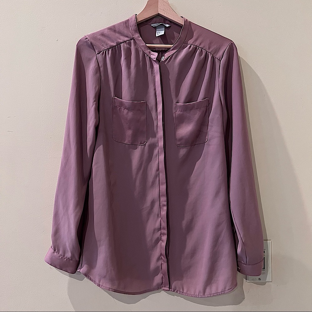 H&M - Dusty Rose Blouse - Size 8